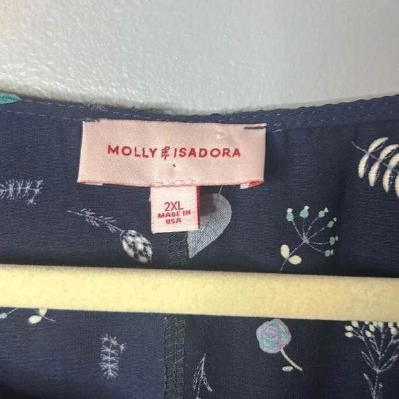 Molly & Isadora navy top size 2X - Picture 2 of 6